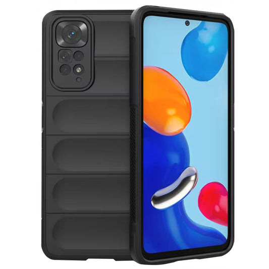 Etui na Xiaomi Redmi Note 11S / Note 11, Techsuit, Magic Shield, czarne