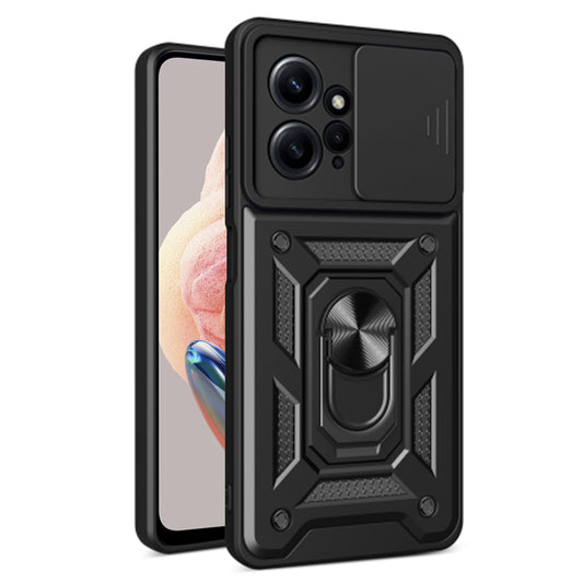 Etui do Xiaomi Redmi Note 12 4G, Techsuit, CamShield, Czarny