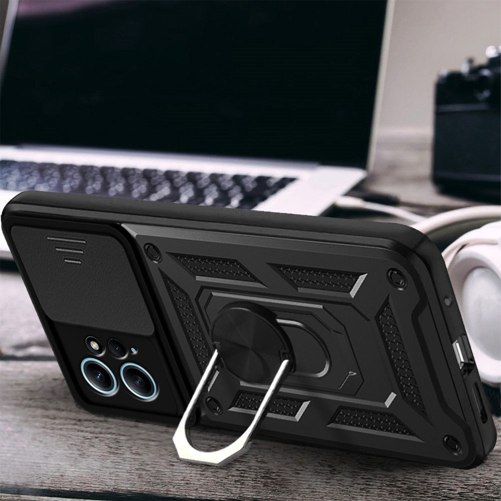 Etui do Xiaomi Redmi Note 12 4G, Techsuit, CamShield, Czarny