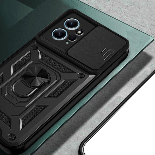 Etui do Xiaomi Redmi Note 12 4G, Techsuit, CamShield, Czarny