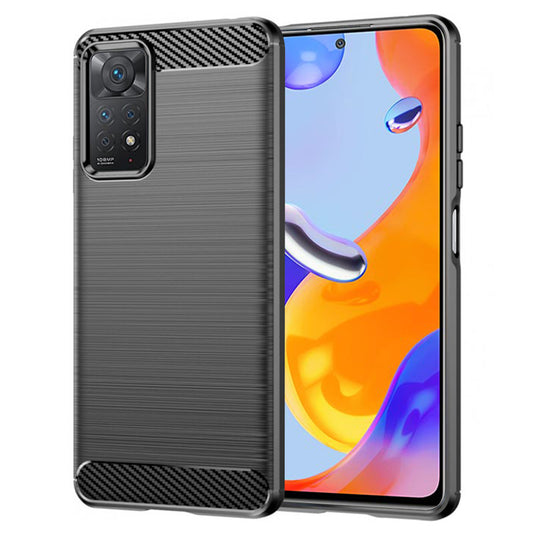 Etui do Xiaomi Redmi Note 12 Pro 4G / Note 11 Pro 5G / Note 11 Pro, Techsuit, Carbon, Czarny