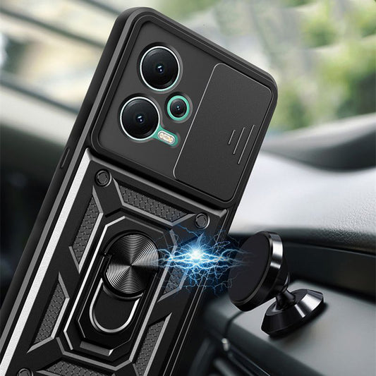 Etui do Xiaomi Redmi Note 12 Pro+, Techsuit, CamShield, Czarna