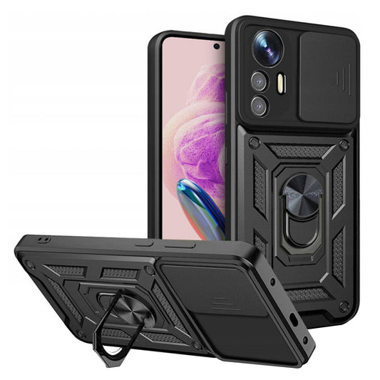Etui na Xiaomi Redmi Note 12S, Techsuit, CamShield, czarne