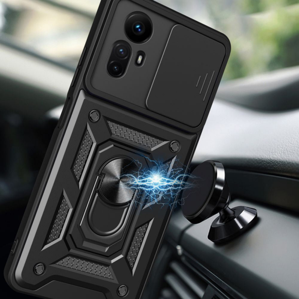 Etui na Xiaomi Redmi Note 12S, Techsuit, CamShield, czarne