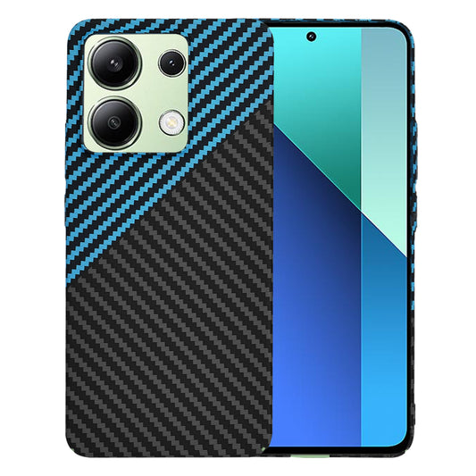 Etui do Xiaomi Redmi Note 13 4G, Techsuit, Carbonite FiberShell, Czarna Bleu