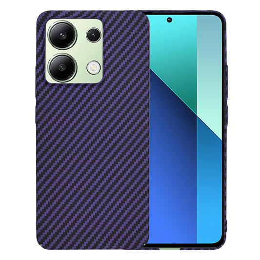 Etui na Xiaomi Redmi Note 13 4G, Techsuit, Carbonite FiberShell, Fioletowy