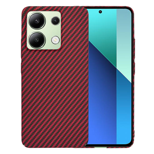 Etui na Xiaomi Redmi Note 13 4G, Techsuit, Carbonite FiberShell, Czerwony