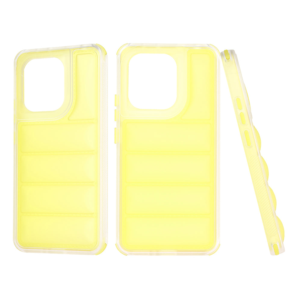 Etui na Xiaomi Redmi Note 13 4G, Techsuit, Wave Shield, Żółte