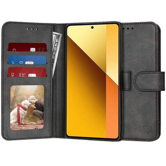 Etui do Xiaomi Redmi Note 13 5G, Techsuit, Diary Book, czarne