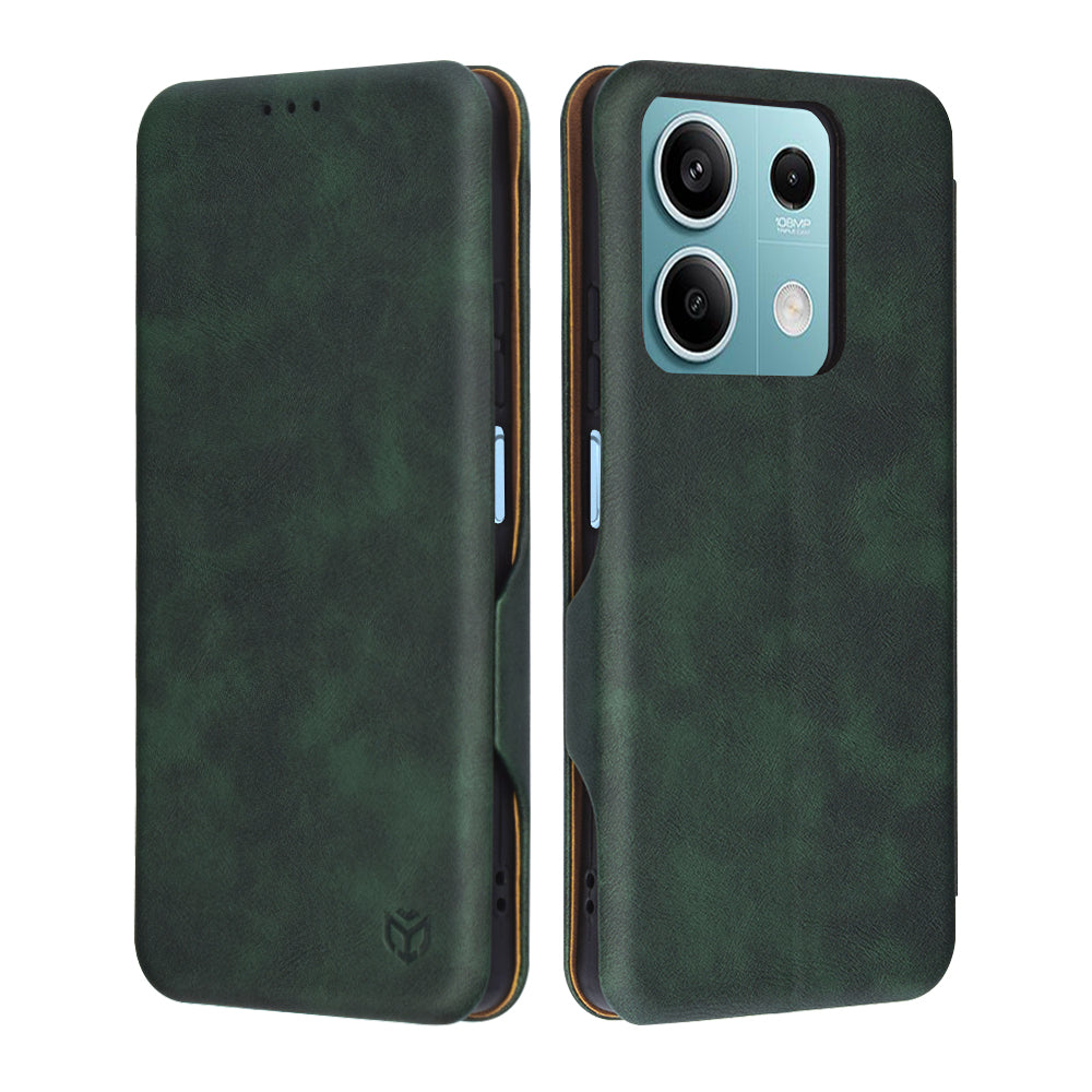 Case for Xiaomi Redmi Note 13 5G, Techsuit, Safe Wallet Plus, Green