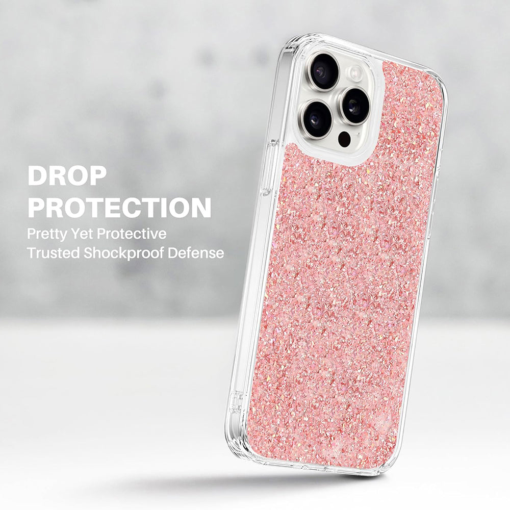 Etui na Xiaomi Redmi Note 13 5G, Techsuit, Sparkly Glitter, Niebieskie