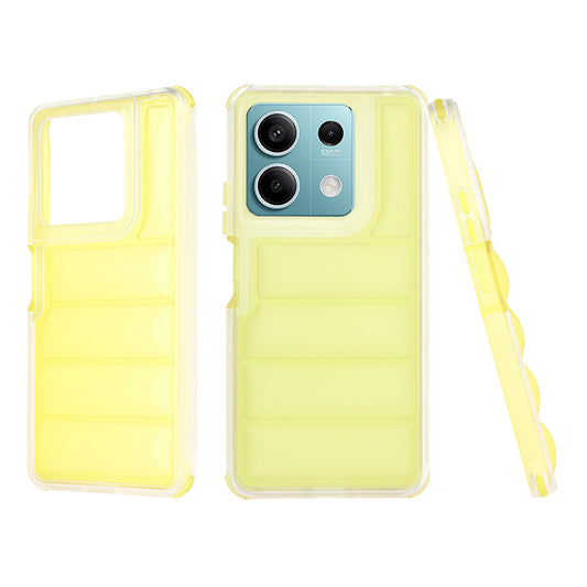 Etui na Xiaomi Redmi Note 13 5G, Techsuit, Wave Shield, Żółte