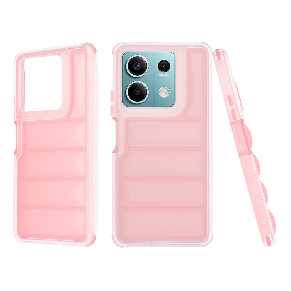 Case for Xiaomi Redmi Note 13 5G, Techsuit, Wave Shield, Pink