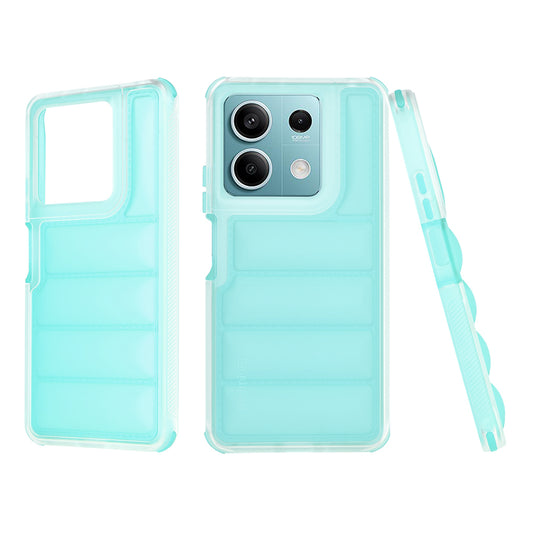 Etui na Xiaomi Redmi Note 13 5G, Techsuit, Wave Shield, Turkusowy