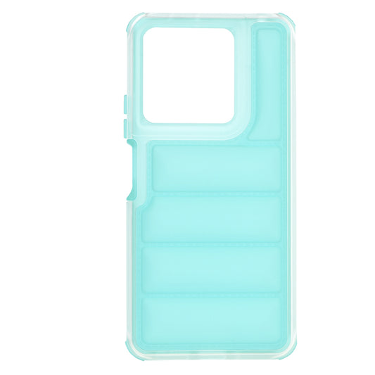 Etui na Xiaomi Redmi Note 13 5G, Techsuit, Wave Shield, Turkusowy