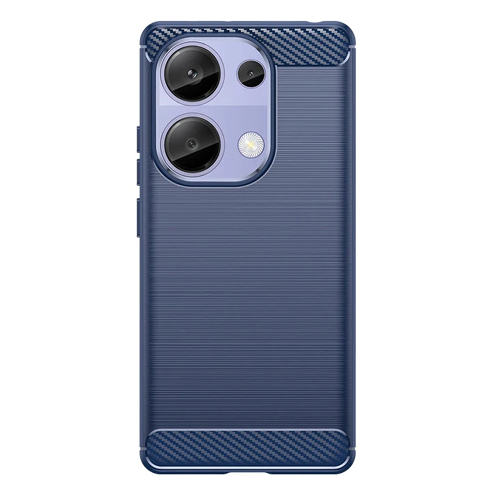 Case for Xiaomi Redmi Note 13 Pro 4G / Poco M6 Pro 4G, Techsuit, Carbon, Blue
