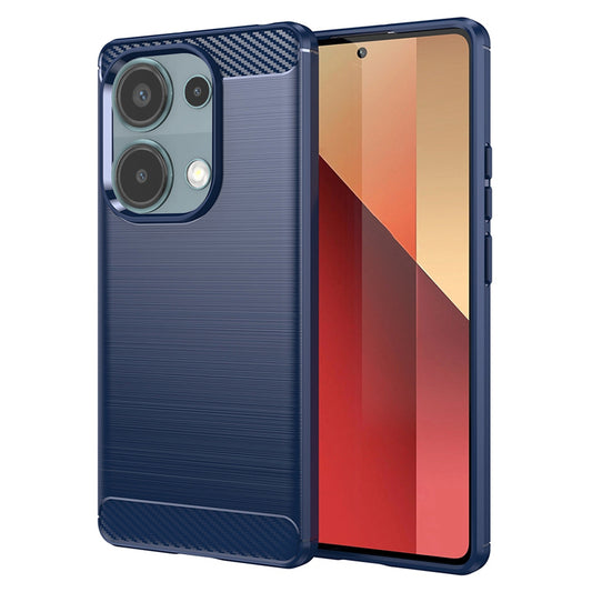 Etui do Xiaomi Redmi Note 13 Pro 4G / Poco M6 Pro 4G, Techsuit, Carbon, Niebieskie