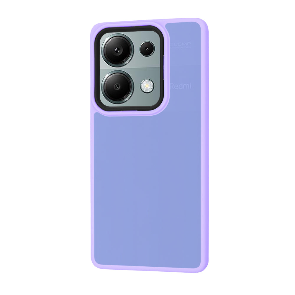 Etui do Xiaomi Redmi Note 13 Pro 4G / Poco M6 Pro 4G, Techsuit, HaloFrost, Jasny Fioletowy