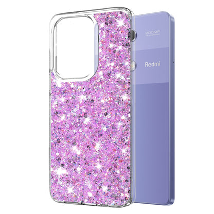 Etui na Xiaomi Redmi Note 13 Pro 4G / Poco M6 Pro 4G, Techsuit, Sparkly Glitter, Magenta