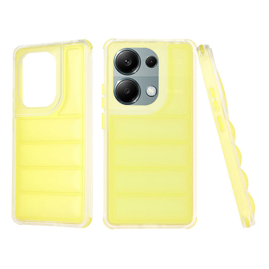 Etui na Xiaomi Redmi Note 13 Pro 4G / Poco M6 Pro 4G, Techsuit, Wave Shield, Żółte