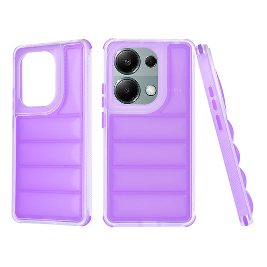Etui na Xiaomi Redmi Note 13 Pro 4G / Poco M6 Pro 4G, Techsuit, Wave Shield, Fioletowe