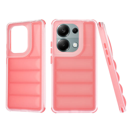 Etui na Xiaomi Redmi Note 13 Pro 4G / Poco M6 Pro 4G, Techsuit, Wave Shield, Czerwony
