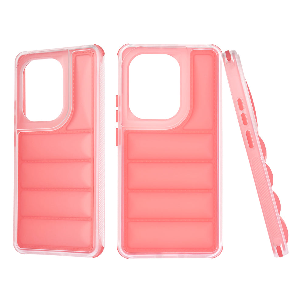 Case for Xiaomi Redmi Note 13 Pro 4G / Poco M6 Pro 4G, Techsuit, Wave Shield, Red