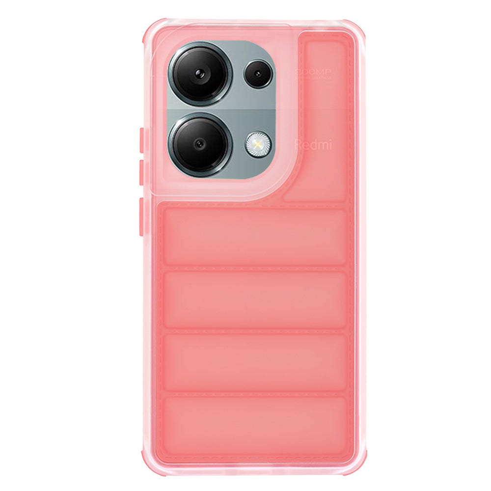 Case for Xiaomi Redmi Note 13 Pro 4G / Poco M6 Pro 4G, Techsuit, Wave Shield, Red