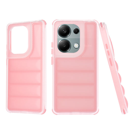 Etui na Xiaomi Redmi Note 13 Pro 4G / Poco M6 Pro 4G, Techsuit, Wave Shield, Różowe
