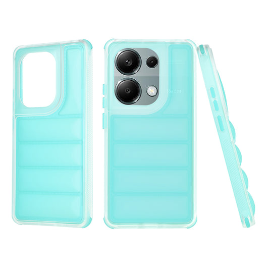 Etui na Xiaomi Redmi Note 13 Pro 4G / Poco M6 Pro 4G, Techsuit, Wave Shield, Turkusowy