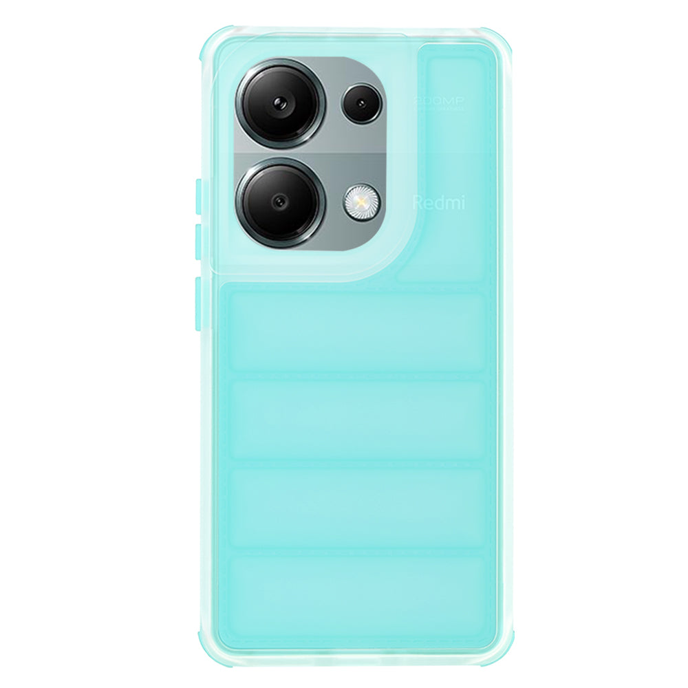 Case for Xiaomi Redmi Note 13 Pro 4G / Poco M6 Pro 4G, Techsuit, Wave Shield, Turquoise