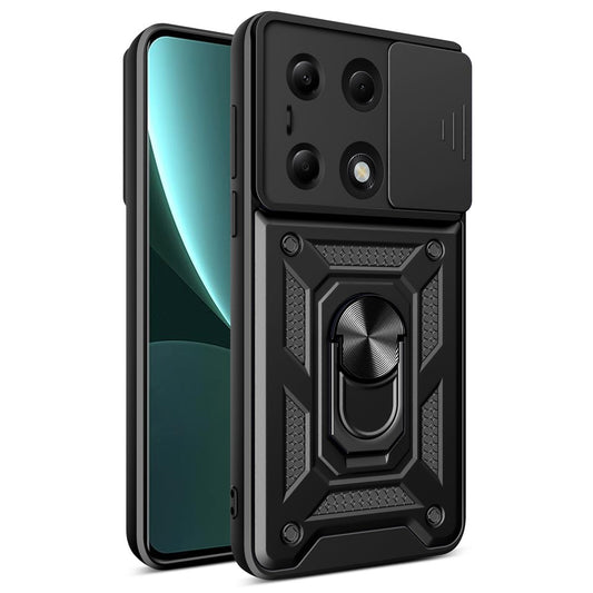Etui do Xiaomi Redmi Note 13 Pro 4G / Poco M6 Pro 4G, Techsuit, CamShield, czarne