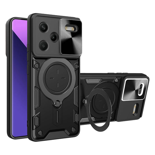 Etui do Xiaomi Redmi Note 13 Pro+, Techsuit, CamGuard Pro, Czarna