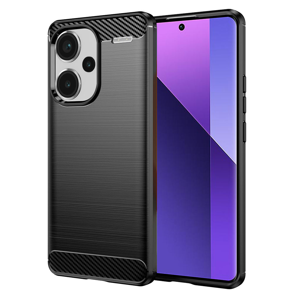 Etui do Xiaomi Redmi Note 13 Pro+, Techsuit, Carbon, Czarny