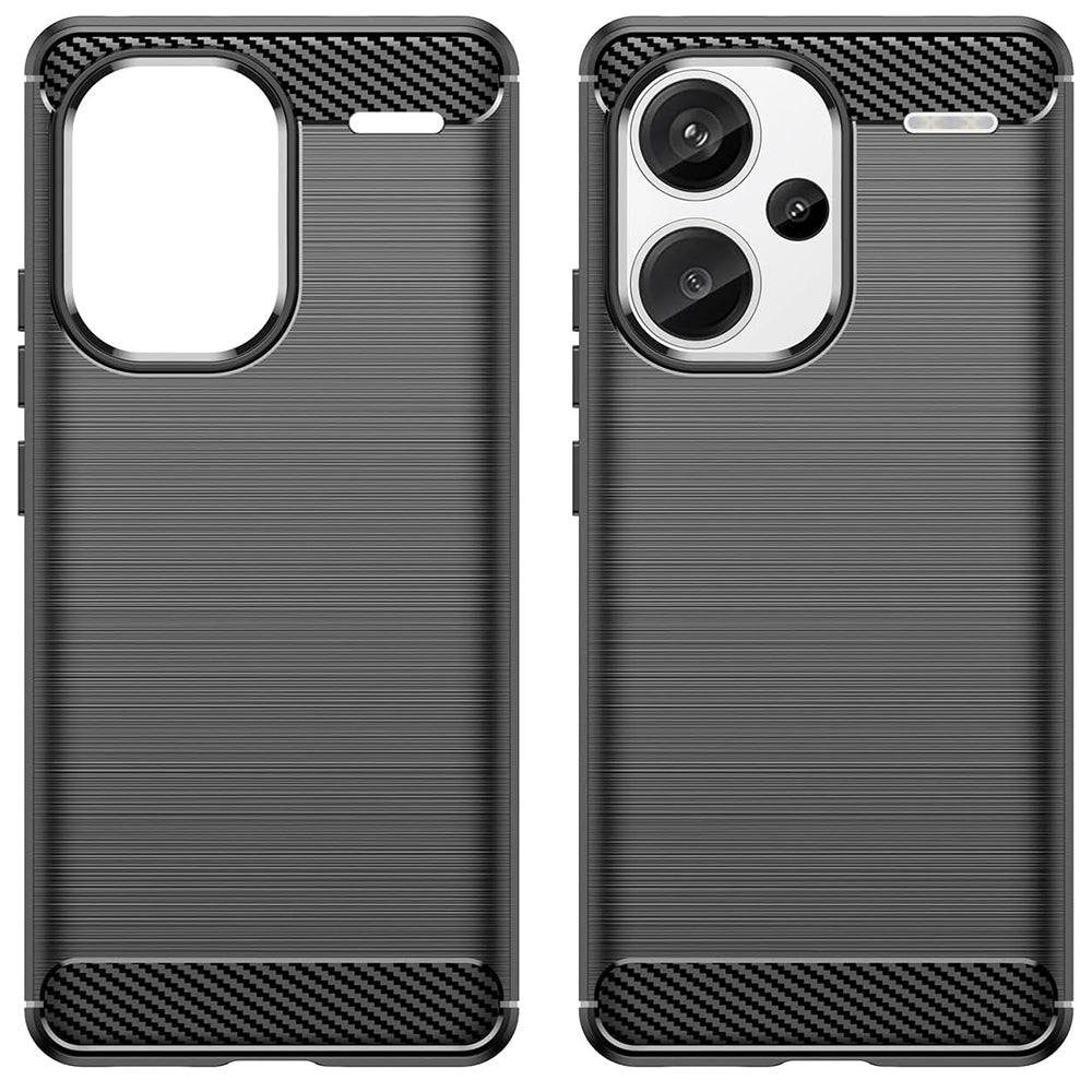 Etui do Xiaomi Redmi Note 13 Pro+, Techsuit, Carbon, Czarny