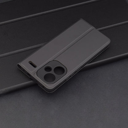 Etui na Xiaomi Redmi Note 13 Pro+, Techsuit, Magskin Book, czarne
