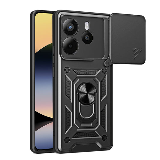 Etui na Xiaomi Redmi Note 14 4G (Regional), Techsuit, CamShield, czarne