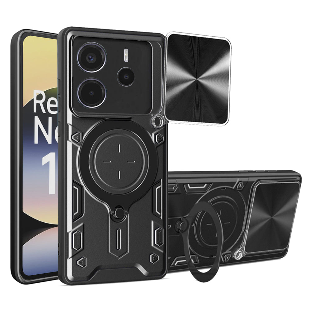 Etui do Xiaomi Redmi Note 14 4G (Standard), Techsuit, CamGuard Pro, Czarna