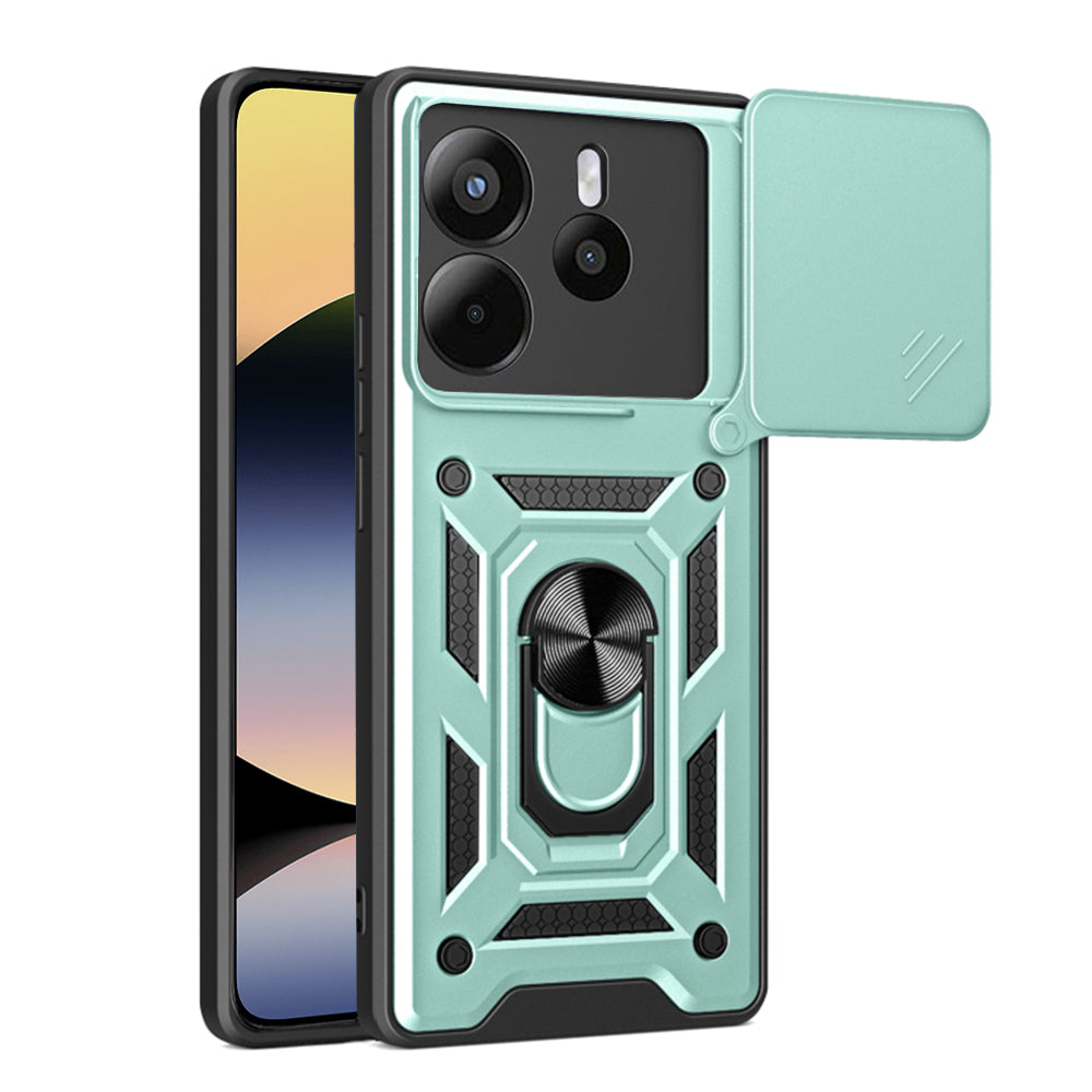 Etui na Xiaomi Redmi Note 14 4G (Standard), Techsuit, CamShield, Zielony