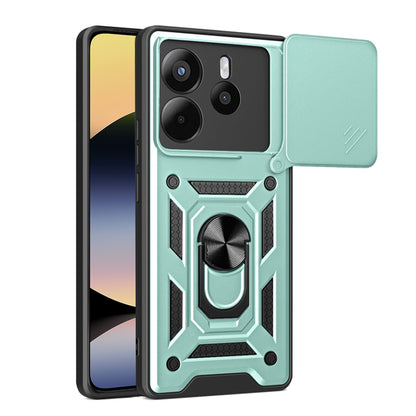 Etui na Xiaomi Redmi Note 14 4G (Standard), Techsuit, CamShield, Zielony