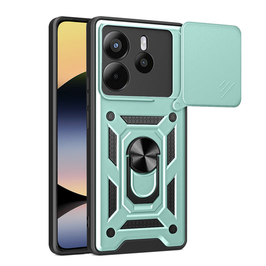 Etui na Xiaomi Redmi Note 14 4G (Standard), Techsuit, CamShield, Zielony