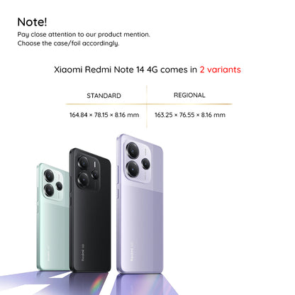 Etui na Xiaomi Redmi Note 14 4G (Standard), Techsuit, ColorVerse 360, Różowy