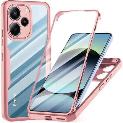 Etui na Xiaomi Redmi Note 14 4G (Standard), Techsuit, ColorVerse 360, Różowy