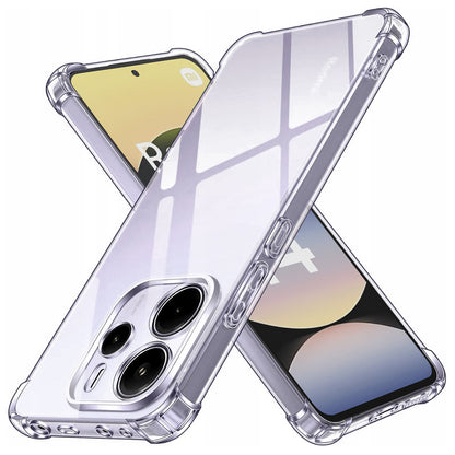 Etui na Xiaomi Redmi Note 14 4G (Standard), Techsuit, odporne na wstrząsy, przezroczyste