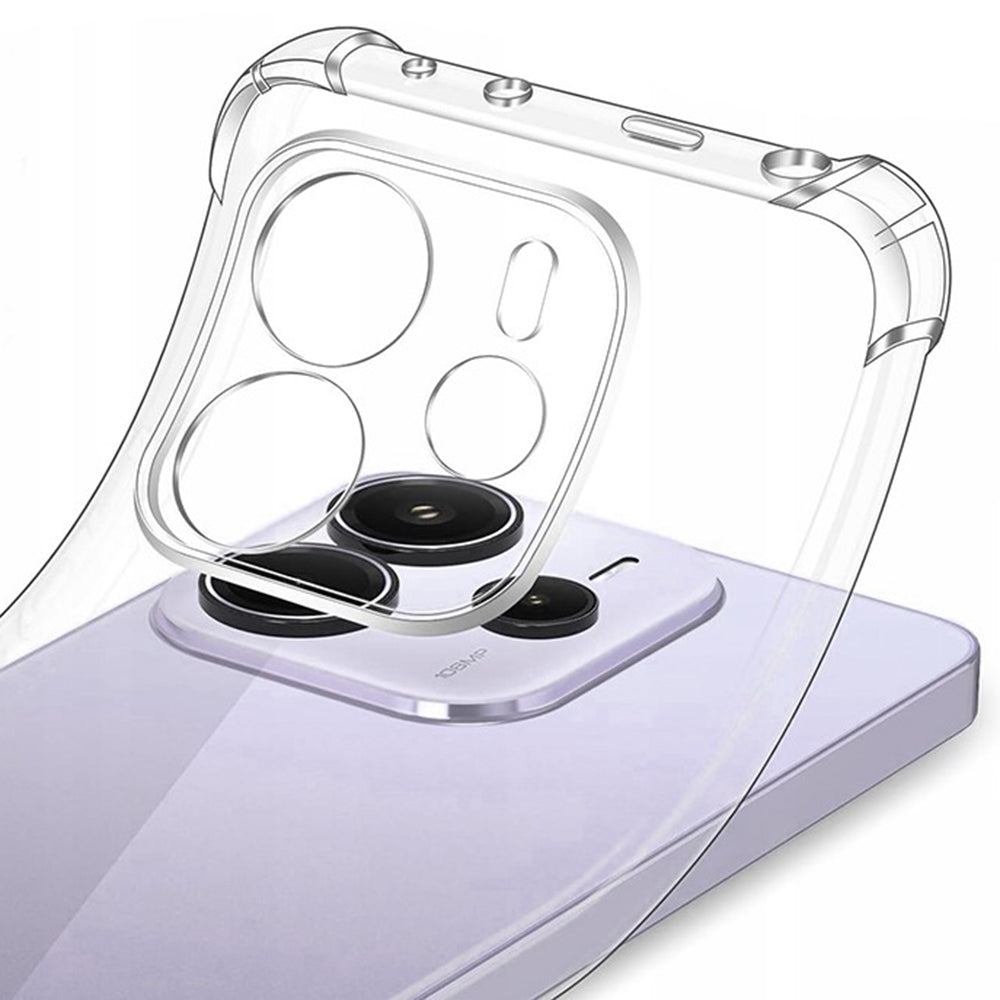 Etui na Xiaomi Redmi Note 14 4G (Standard), Techsuit, odporne na wstrząsy, przezroczyste