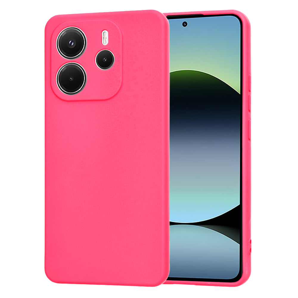 Etui do Xiaomi Redmi Note 14 4G (Standard), Techsuit, SoftFlex, Ciemnoróżowy