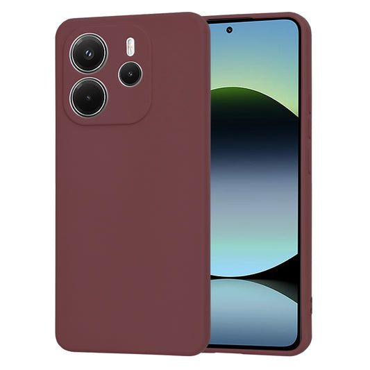 Etui na Xiaomi Redmi Note 14 4G (Standard), Techsuit, SoftFlex, Wiśniowe