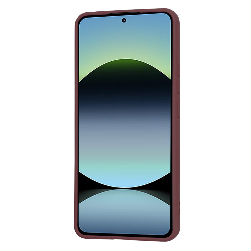 Etui na Xiaomi Redmi Note 14 4G (Standard), Techsuit, SoftFlex, Wiśniowe