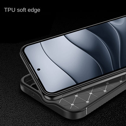 Etui do Xiaomi Redmi Note 14 5G, Techsuit, CarbonFiber, czarne