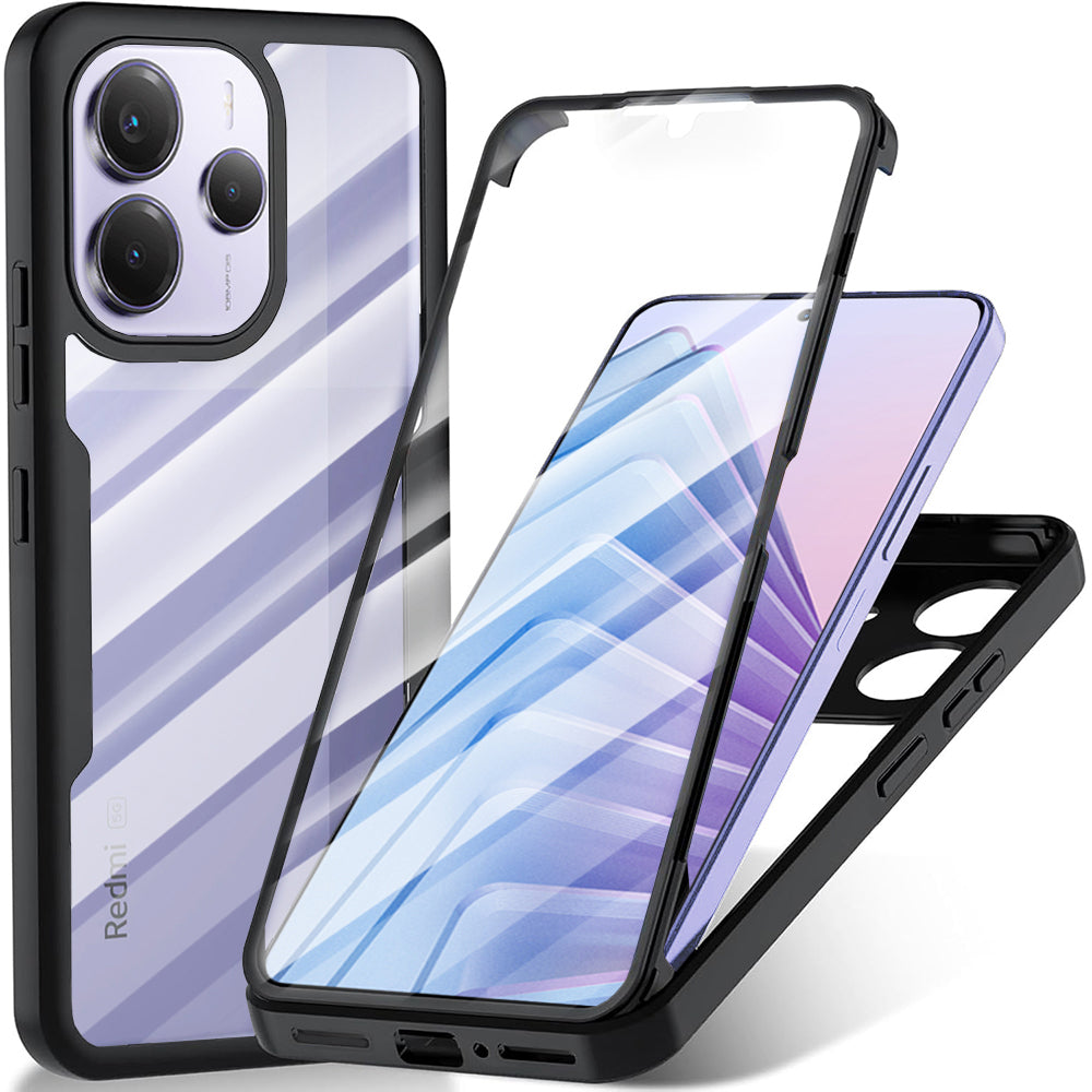 Etui do Xiaomi Redmi Note 14 5G, Techsuit, ColorVerse 360, Czarny